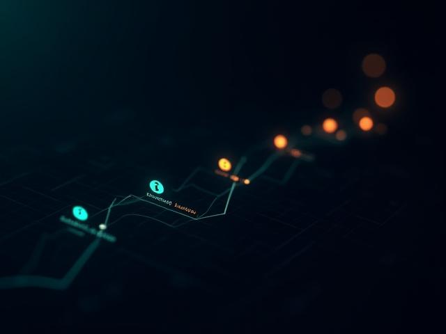 Interactive vesting schedule chart showing token unlocks over time