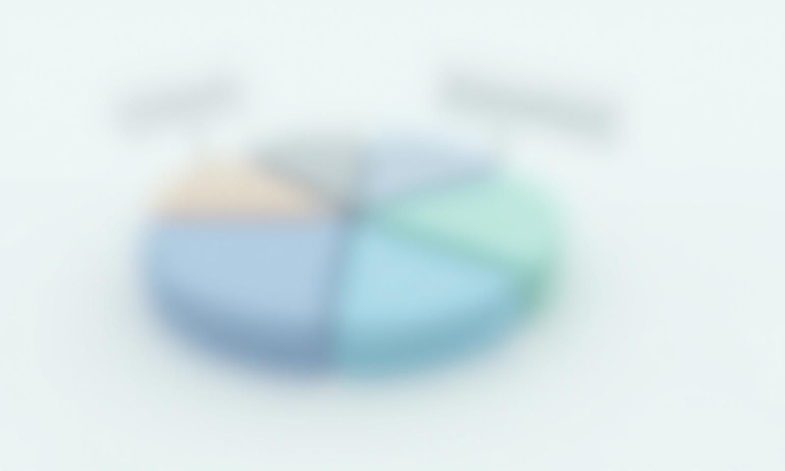 Interactive Pie Chart showing Team, Private, Public, and Ecosystem token allocations